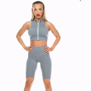 Saski Cropped work out top